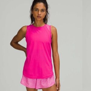 Lululemon Sonic Pink Sculpt Tank Top Size:8